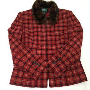 RALPH LAUREN WOMEN JACKET PLAID